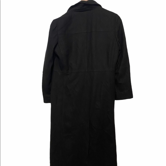 Rare VINTAGE wool blend Harve Benard  long full trench coat size 8P - Picture 2 of 3